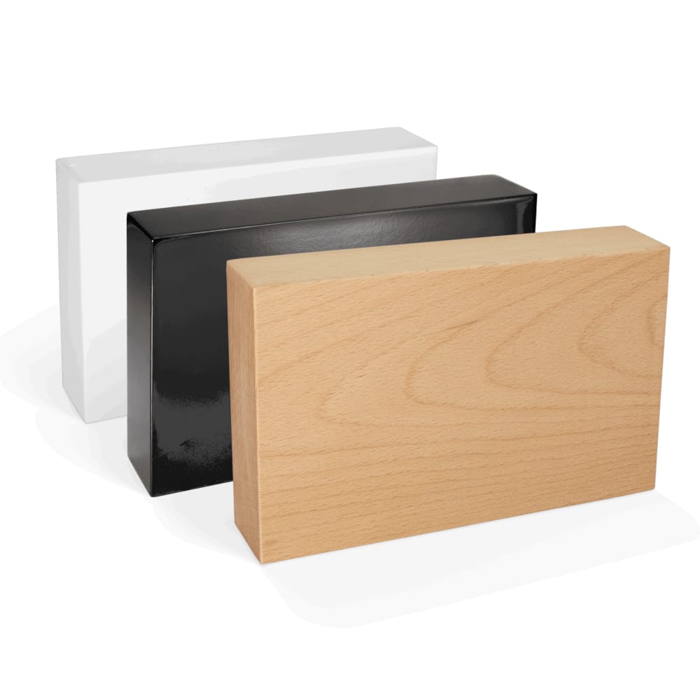 Product name on white background