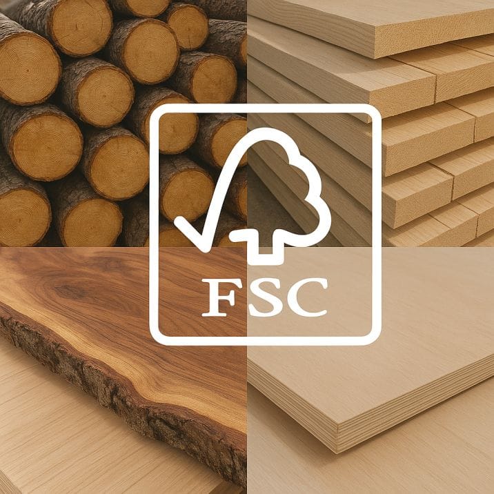 FSC-certificeret træ til produktion af professionelle tøjbøjler – ansvarligt skovbrug til B2B